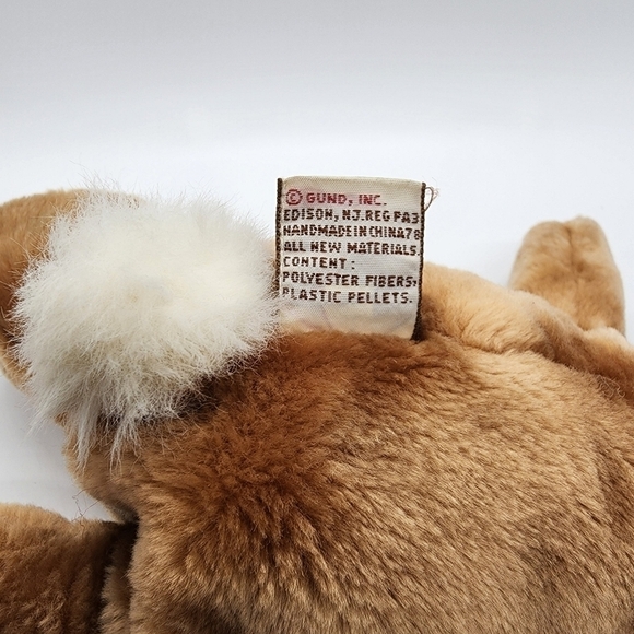 GUND Vintage Clover the Brown Bunny rabbit long snoopy face plush stuffed animal - Picture 14 of 14